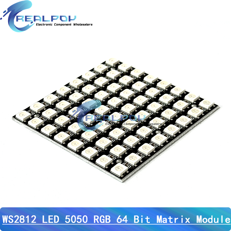 Rgb Led Matrix 8X8 - WS2812 LED 5050 RGB 8x8 Módulo