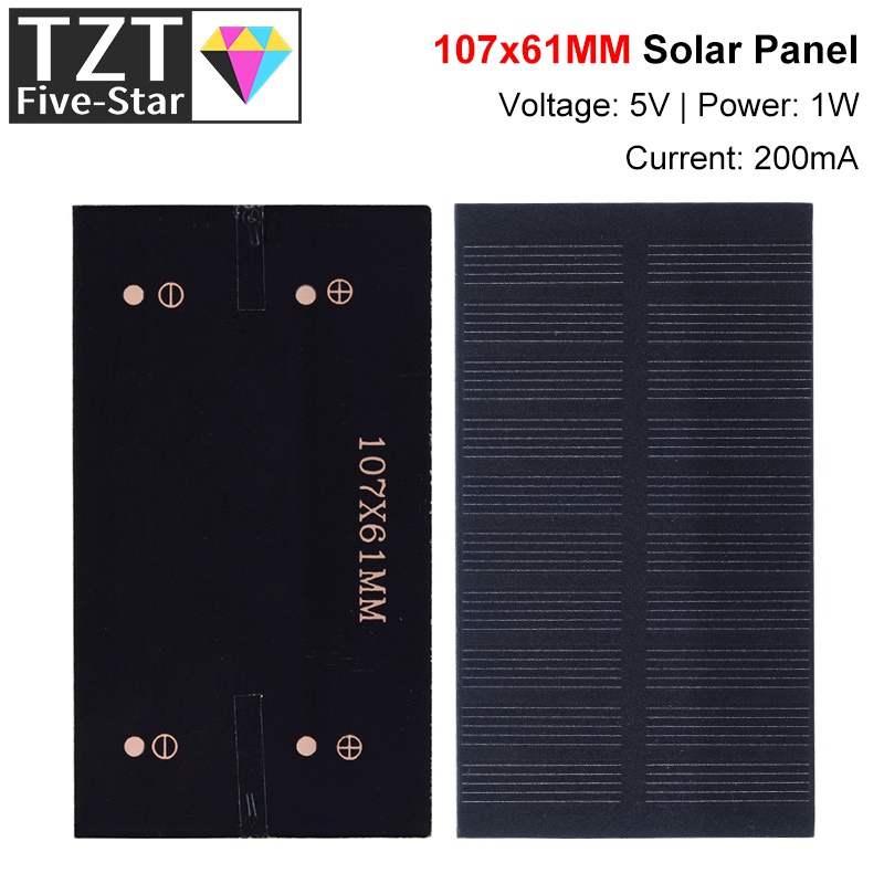 Home Automation Diy Kit - Electrónica Inteligente Panel Solar 1W 5V