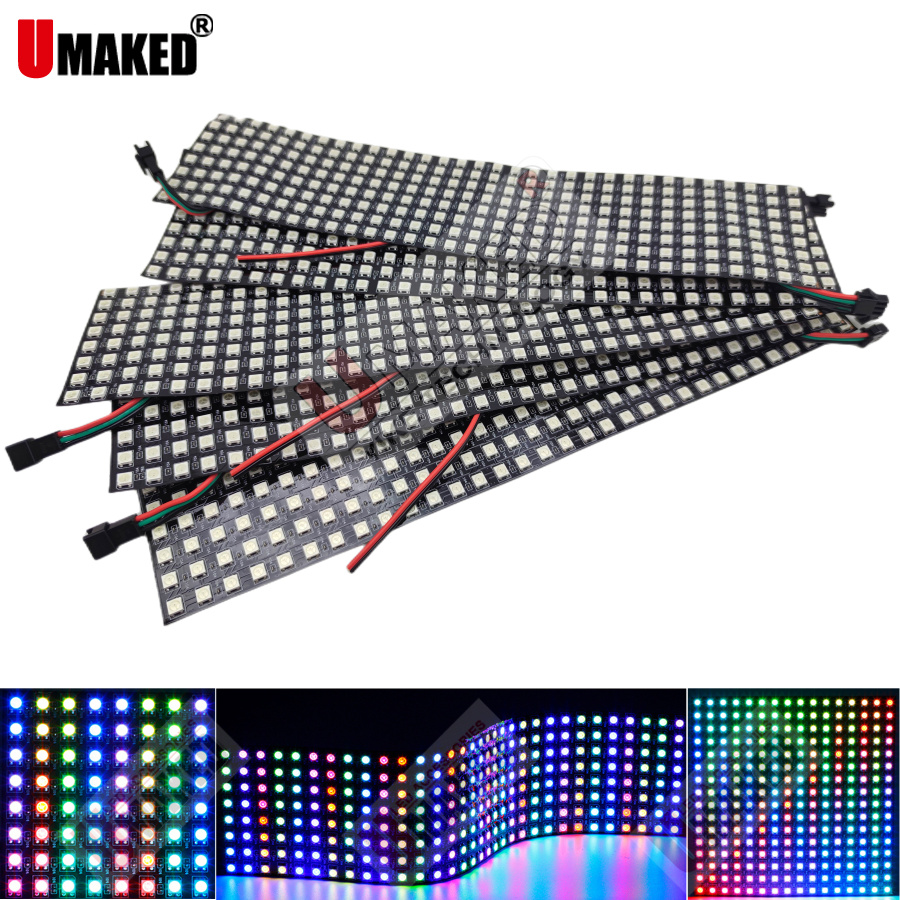 Rgb Led Matrix 8X8 - 2 Piezas de Paneles de Luces