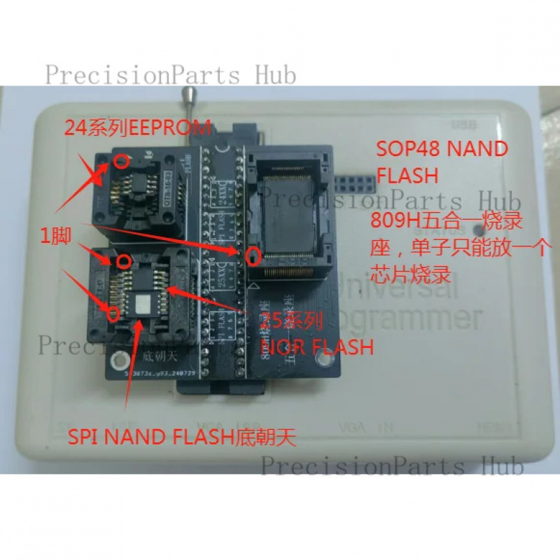 Tasmota Flash Tool - Programador rt809h, quemador SPI NAND FLASH,