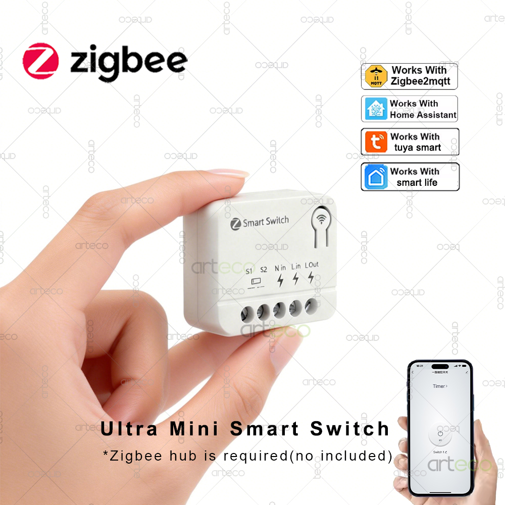 Home Automation Diy - Mini Interruptor Zigbee, Módulo de Interruptor
