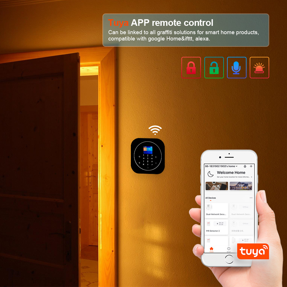 KERUI G12 2G Wifi sistema de a - Home Automation Diy reseña y precio