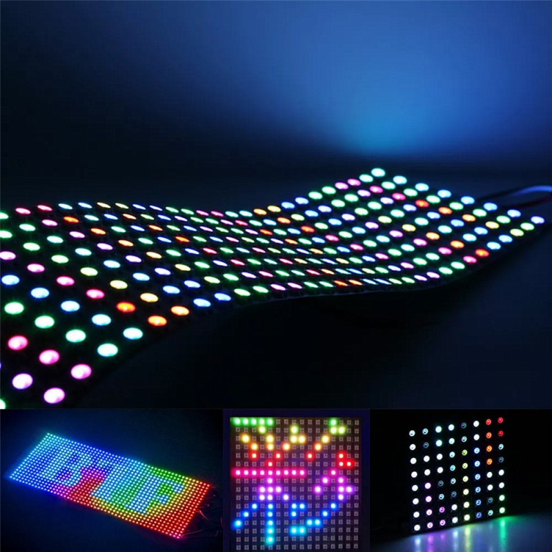 DC12V WS2815 DC5V WS2812B RGB  - Rgb Led Matrix 8X8 reseña y precio