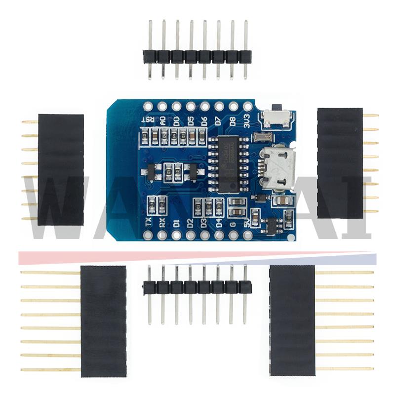 WeMos D1 Mini Pro V3.0.0 Bytes - Esp8266 Nodemcu Board reseña y precio