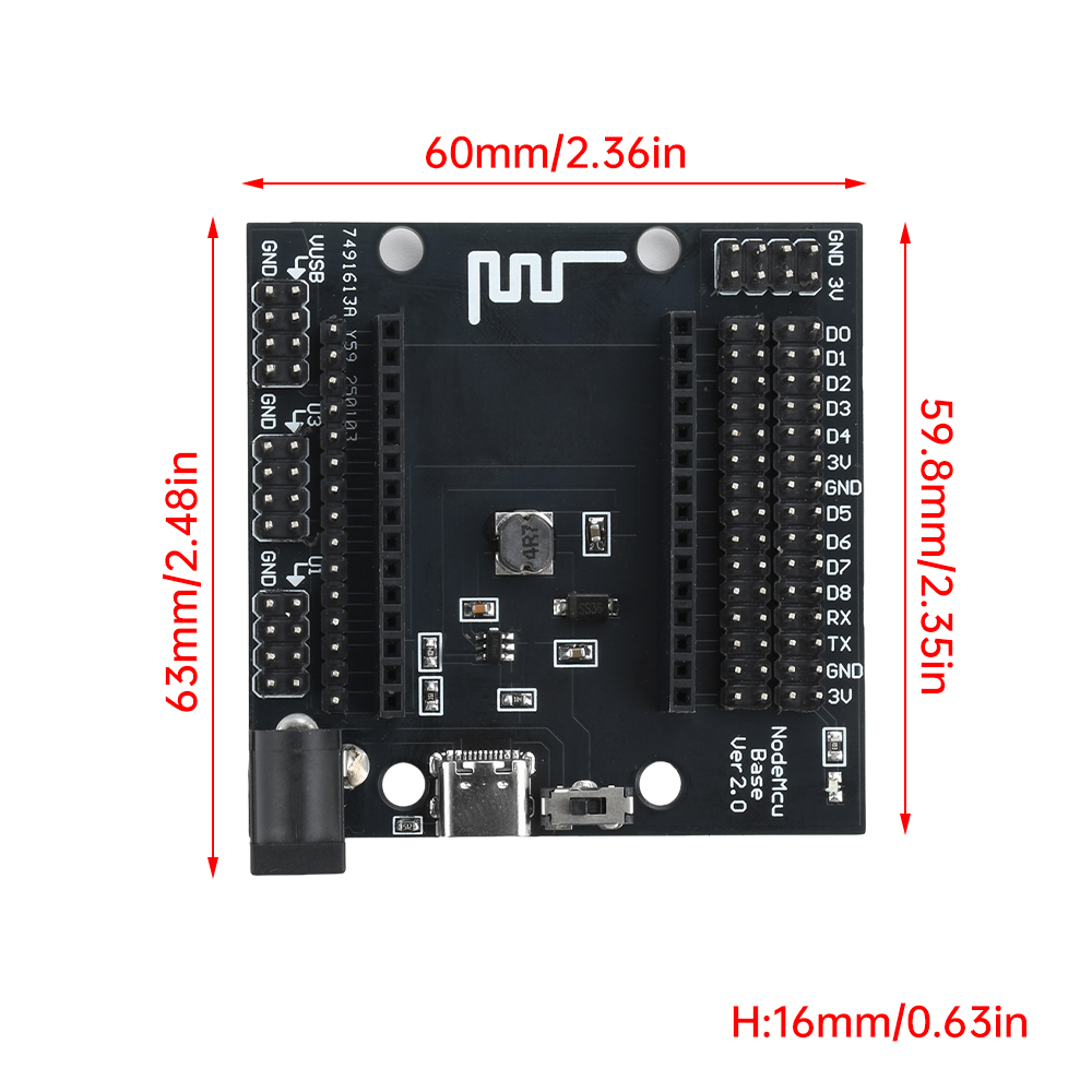Placa de Desarrollo WiFi NodeM - Esp8266 Nodemcu Board reseña y precio