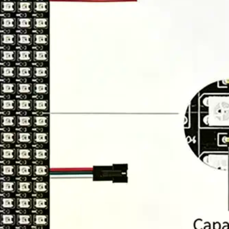 Panel de Matriz de Módulos de  - Rgb Led Matrix 8X8 reseña y precio
