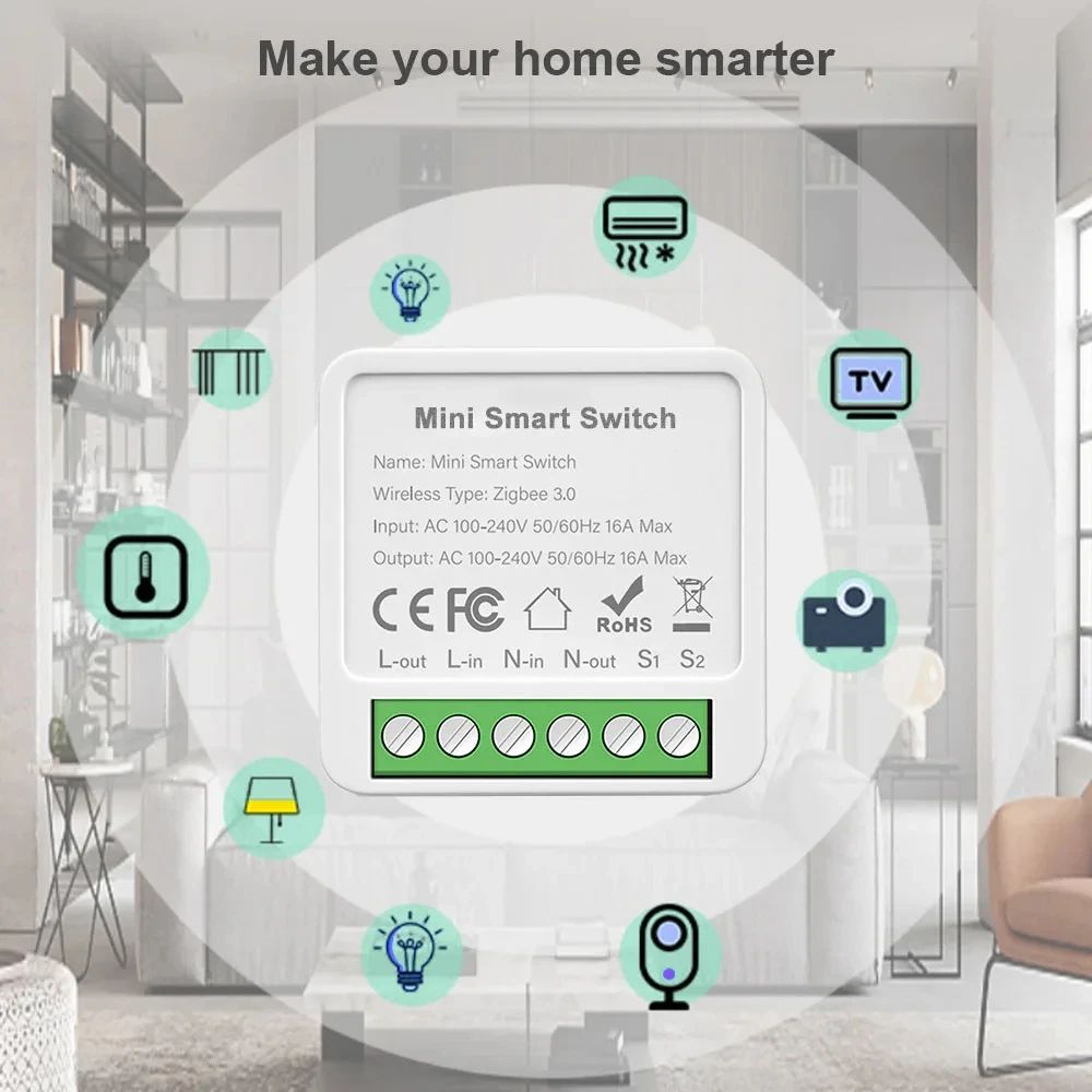 Mini Interruptor Inteligente W - Home Automation Diy reseña y precio