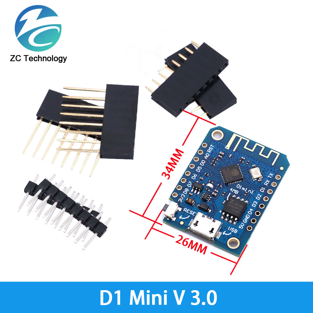 D1 Mini ESP8266 ESP-12F CH340G - Esp8266 Nodemcu Board reseña y precio