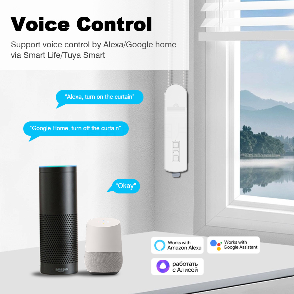 Motor para Cortinas Inteligent - Home Automation Diy reseña y precio
