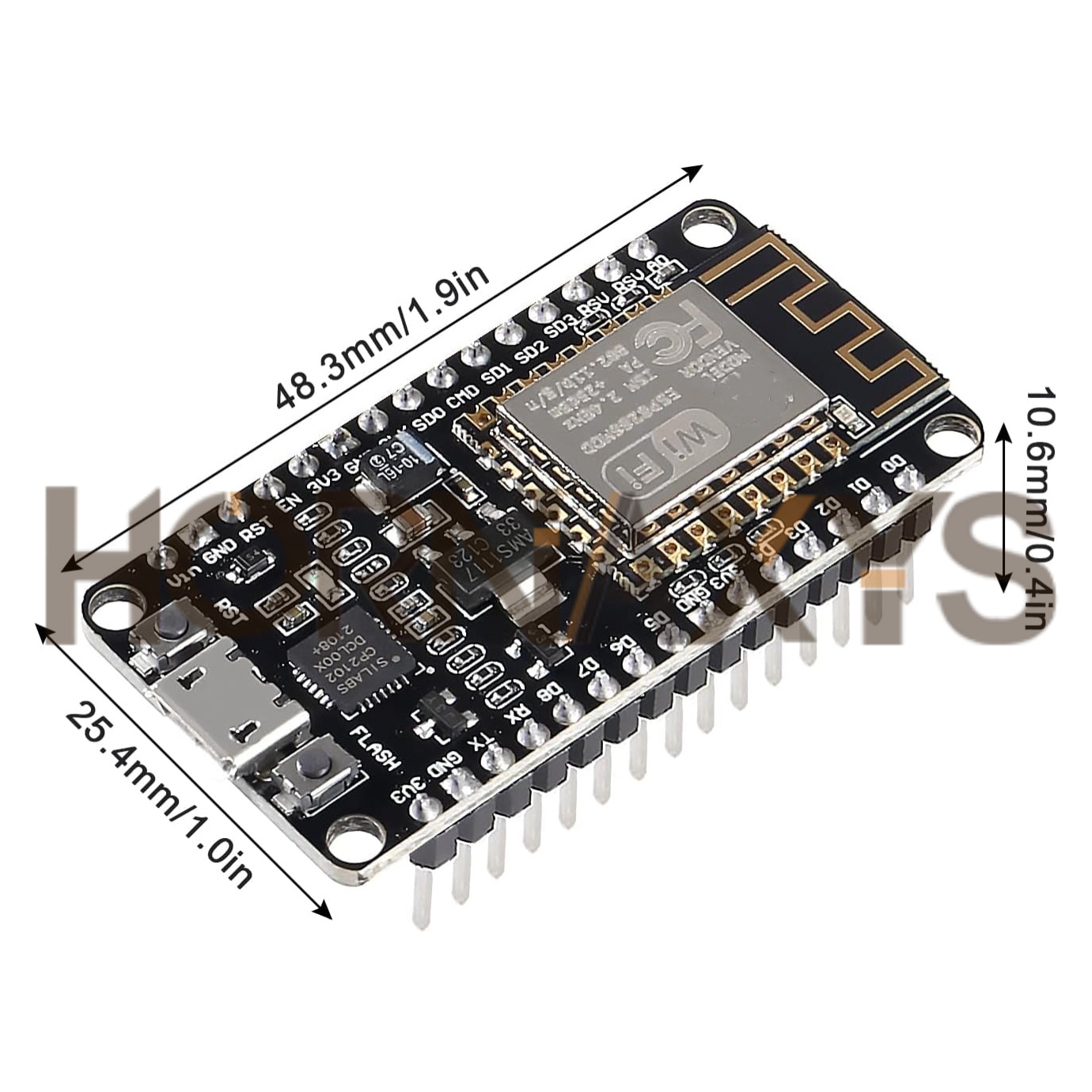 1-10 uds/módulo inalámbrico CP - Esp8266 Nodemcu Board reseña y precio