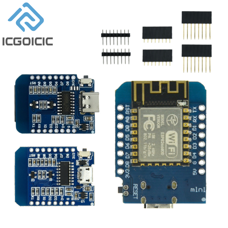 D1 Mini-Mini NodeMcu 4M Bytes  - Esp8266 Nodemcu Board reseña y precio