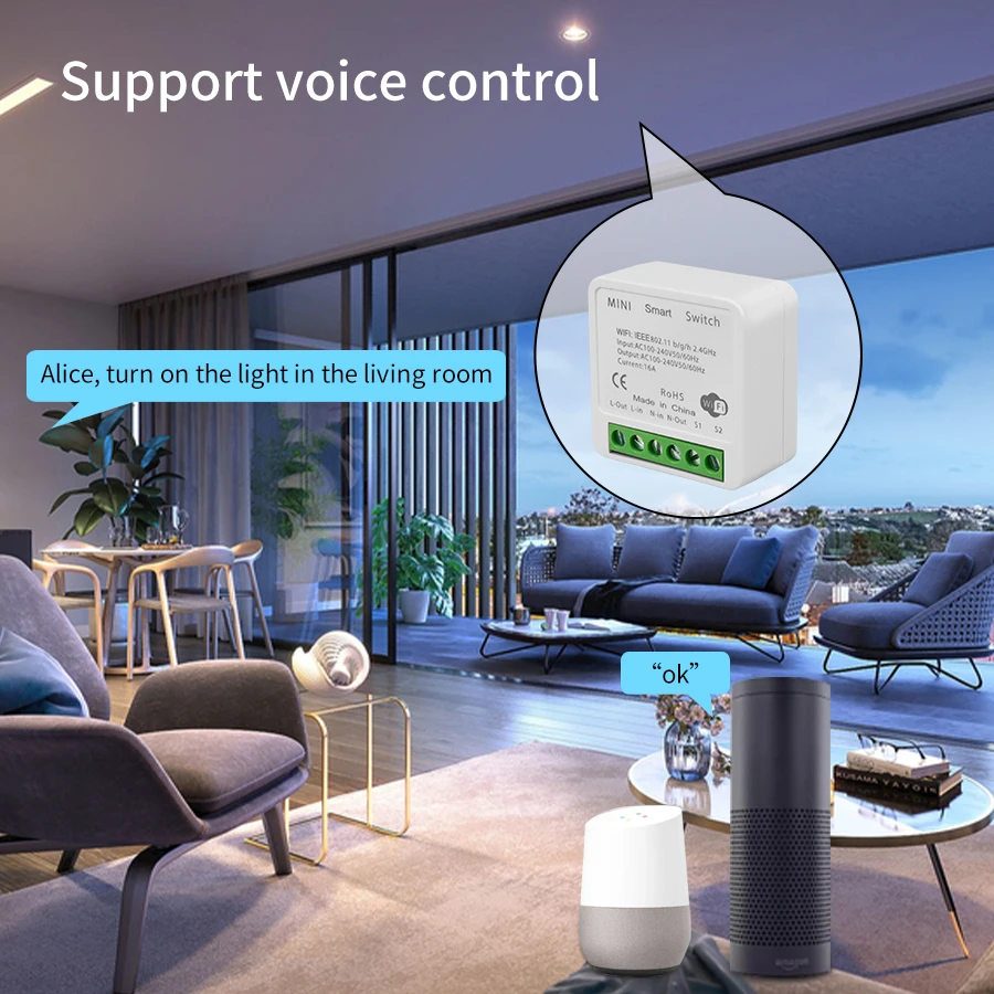 Mini Interruptor Inteligente d - Home Automation Diy reseña y precio